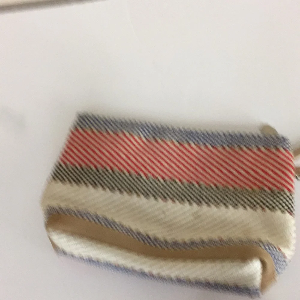 Sun N Sand Large Woven  Wristlet Lined Clutch Purse Wrist Strap